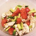 oyuking's cooksnap of when they made 【さっぱり和え】トマト・アボカド.