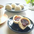 white12a's cooksnap of when they made ＊白玉粉で～簡単～ミニあんぱん＊.