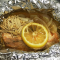 HomaRuu's cooksnap of when they made ☆超簡単☆時短☆鮭とねぎのホイル蒸し焼き.