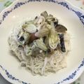 megumama46's cooksnap of when they made 夏野菜たっぷりレモン風味のぶかっけ素麺♪.