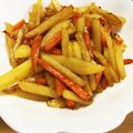 ふなやな's cooksnap of when they made 【常備菜】じゃかいもと人参のきんぴら.