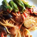 ＊maikyuo＊'s cooksnap of when they made ＊夏野菜のトマトソースパスタ＊.