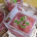 こじあゆ's cooksnap of when they made とろける～桃のジュレ+赤ワインver.+.