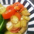 beyonds's cooksnap of when they made 簡単‼オクラとミニトマトのマリネ.