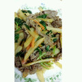 ぴけろん's cooksnap of when they made じゃが芋と牛肉のカレー炒め.