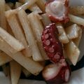 kuminnie's cooksnap of when they made 生タコとじゃが芋のアンチョビペースト炒め.