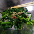 ひろみつばち's cooksnap of when they made 刻みモロヘイヤの梅和え.