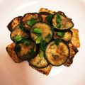 Kaho067's cooksnap of when they made お豆腐となすの生姜醤油焼き.