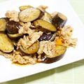 mami323's cooksnap of when they made 茄子と豚肉のピリ辛炒め.
