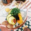 クックloveまま☆'s cooksnap of when they made ナス、ズッキーニピリ辛麺つゆぶっかけ〜.