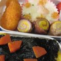 miino's cooksnap of when they made 大好きな海苔段々弁当風☆豚海苔巻♪♪.
