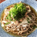 ねむむ's cooksnap of when they made 簡単✿サバ缶と梅おろしの冷し蕎麦✿.