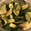 りんご♪＊＋。's cooksnap of when they made レンジで煮びたし風ズッキーニ.