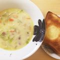 saaayo1124's cooksnap of when they made 簡単★ほっこり野菜ゴロゴロミルクスープ.