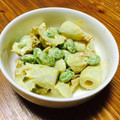 月見なっとう's cooksnap of when they made ちくわと枝豆のマヨ☆カレー和え.