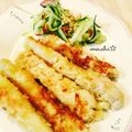 マーシ☆'s cooksnap of when they made 俺流！簡単…揚げない鶏ささ身ステックカツ.