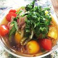 rakunokura's cooksnap of when they made 暑い日のランチ！さっぱりトマトそうめん★.