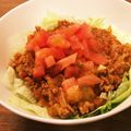 けんしんパパ's cooksnap of when they made レタスたっぷりタコライス.