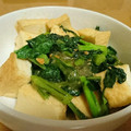 うぅこちゃん's cooksnap of when they made つるむらさきと厚揚げのもろみ味噌炒め.