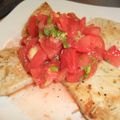 ☆SHuge's cooksnap of when they made めかじきのソテーフレッシュトマトソース.