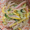 さら0725's cooksnap of when they made 春雨と卵のマヨサラダ.
