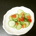 ウメ吉さん's cooksnap of when they made 塩トマトでキュウリもみ~ヽ(´▽｀)/.