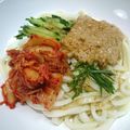 チビしん's cooksnap of when they made 納豆キムチのｻｯﾊﾟﾘ冷たいおうどん.