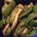 みっちょこれーと's cooksnap of when they made しめじとピーマンのきんぴら.