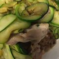 えびちゃん♪♪'s cooksnap of when they made こにくとズッキーニ炒め.