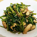 ☆yamanou★'s cooksnap of when they made ツウサイ（空芯菜）と椎茸の青菜炒め.