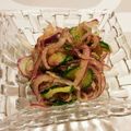 sakuko99's cooksnap of when they made レッドオニオンときゅうりのごまポン酢和え.