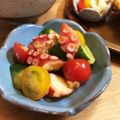 m_k_'s cooksnap of when they made タコときゅうりとトマトの柚子香味マリネ.