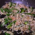 生誕１９７３年独身男's cooksnap of when they made 　ピーマンとジャコのおかか煮.