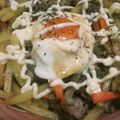 しらたまこもも's cooksnap of when they made 合い挽きと野菜でかさ増しテリマヨ丼.