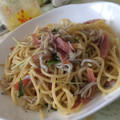 はぴなおはぴはぴ's cooksnap of when they made 簡単！しらすとベーコンの和風パスタ.