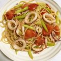 やのちん３９'s cooksnap of when they made イカと季節の野菜のスパゲティ☆.