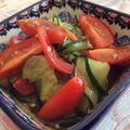 Amalka's cooksnap of when they made 昼夕食に♪ポン酢de胡瓜とトマトの酢の物.