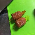 ALOHAnon's cooksnap of when they made ウインナーの飾り切り☆キャップ(帽子).