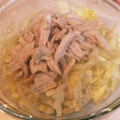 JILLの赤メガネ's cooksnap of when they made ささみで蒸し鶏♪凍ったままレンジで3分.