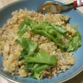 がるぼん。's cooksnap of when they made じゃことレタスチャーハン.