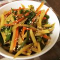 ゆーぴ's cooksnap of when they made じゃがいものカラフル3色きんぴら.