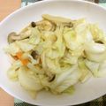メイジももんじゃ's cooksnap of when they made きゃべつ＆しめじ de 和からし味噌炒め.