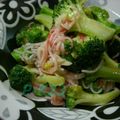 P-K23's cooksnap of when they made 簡単！ブロッコリーとカニかまの中華風炒め.