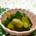 赤い電話's cooksnap of when they made きゅうりのピリ辛☆にんにく＆生姜入り♪.