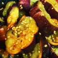 TAO1108's cooksnap of when they made 【農家のレシピ】蒸し茄子のからし醤油和え.