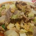 hamanny's cooksnap of when they made 豚きゃべたまご.