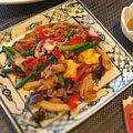 sktym0710's cooksnap of when they made ♪豚ヒレ肉＋にんにくの芽の甘辛炒め♪.