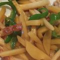 涼月花's cooksnap of when they made ちくわ・ジャガ芋・ピーマンの甘辛きんぴら.