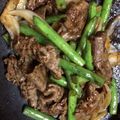 クックQ1OE8F☆'s cooksnap of when they made 時短簡単！牛薄切りと隠元のオイスター炒め.