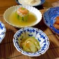 まんまるたまご's cooksnap of when they made 加賀太キュウリの海老しんじょ風.